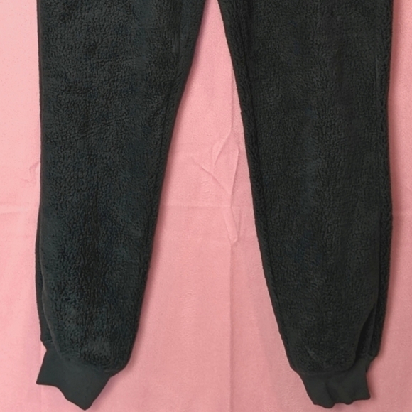 Old Navy Forest Green Mid Rise Sherpa Sweatpants with Pockets size XS - Picture 5 of 10